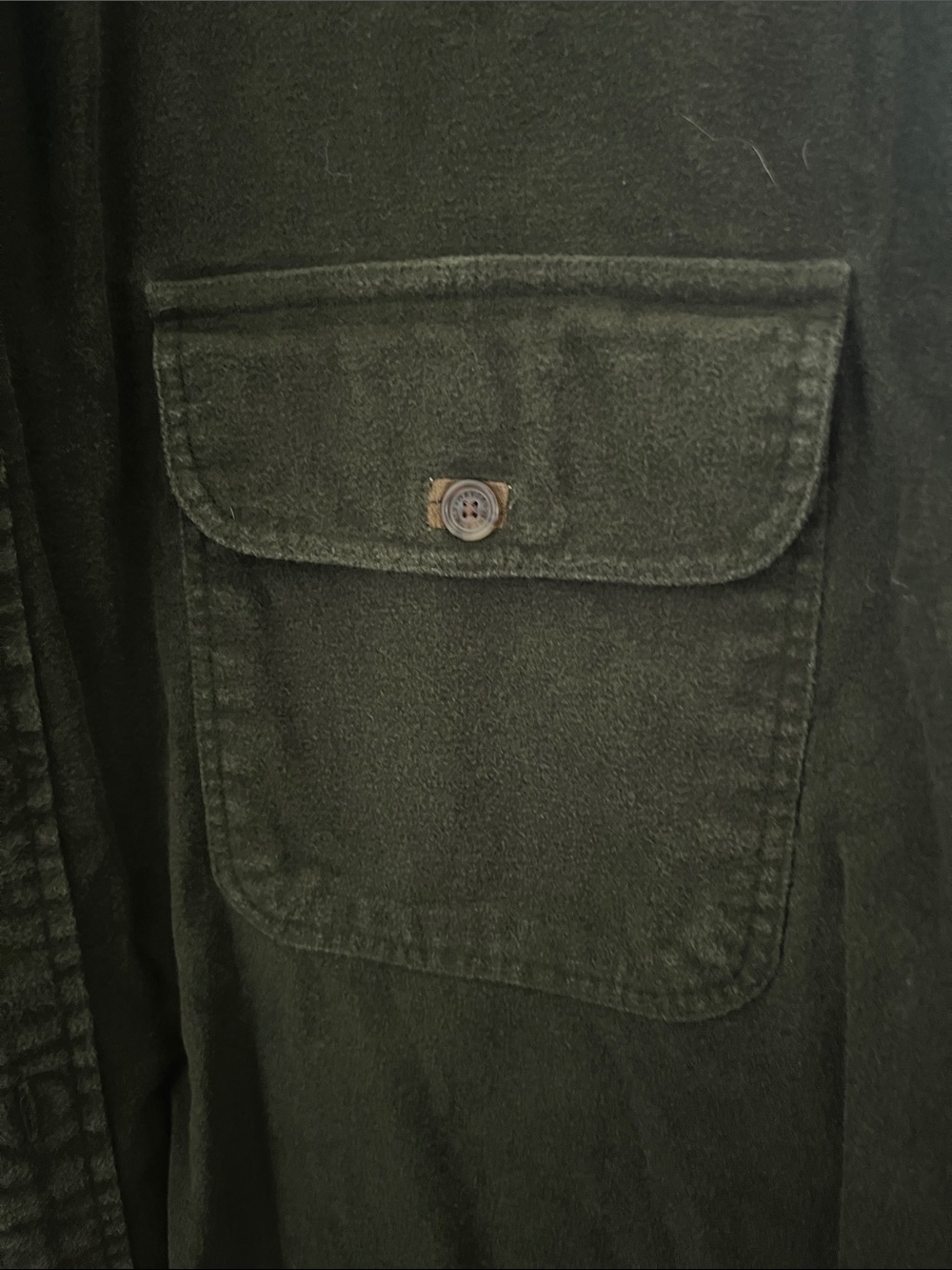Orvis Olive Green Field Jacket with Elbow Patches - Picture 2 of 5